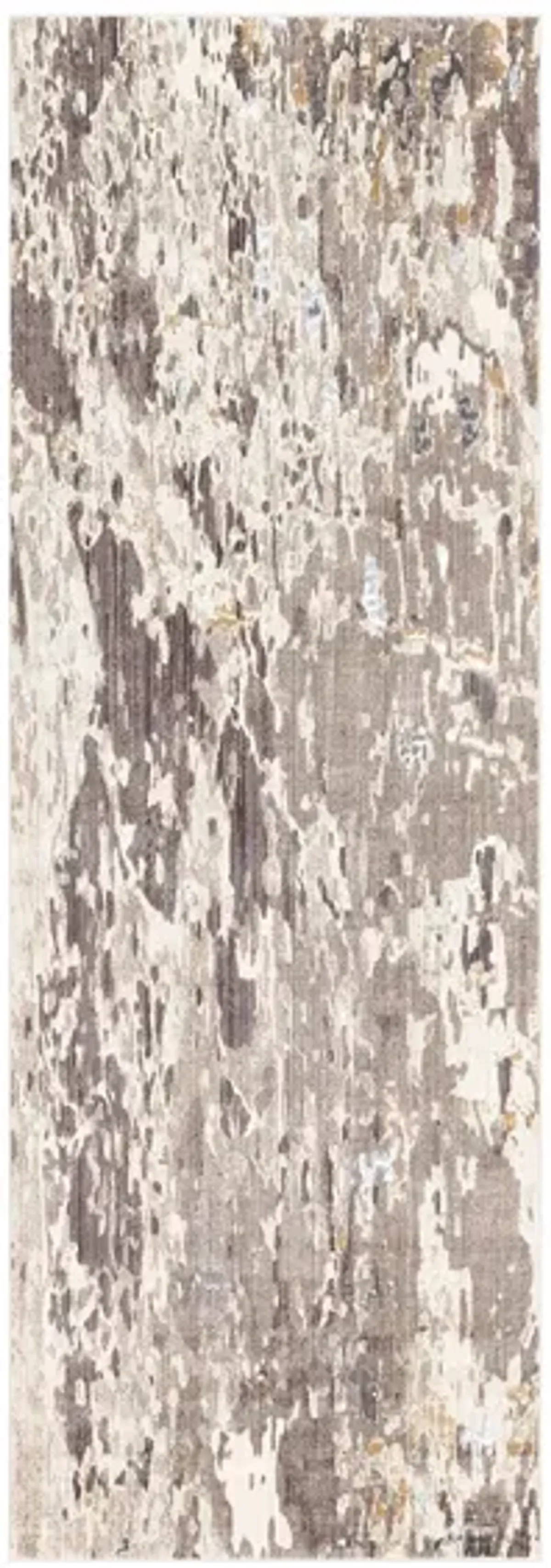 Crescendo Rug in Khaki, Beige, Dark Brown, Silver Gray by Surya