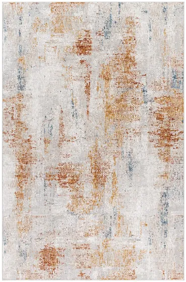 Carmel Rug in Aqua, Camel, Clay, Light Gray, Mustard, Taupe, White by Surya