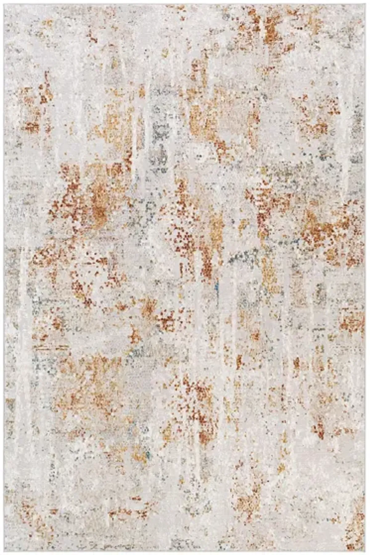 Carmel Rug in Aqua, Camel, Clay, Mustard by Surya