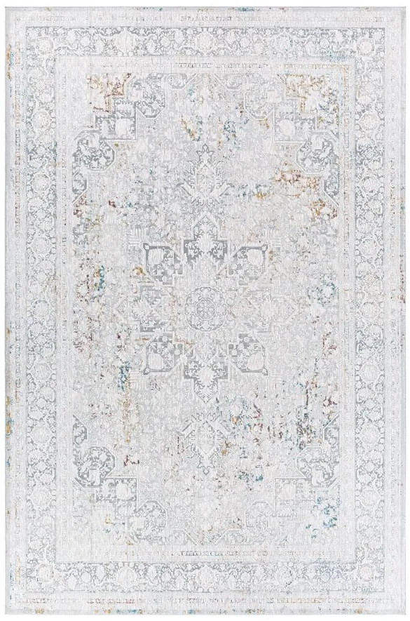 Carmel Rug in Taupe, Light Gray, Aqua, Mustard, White, Navy, Camel, Clay by Surya