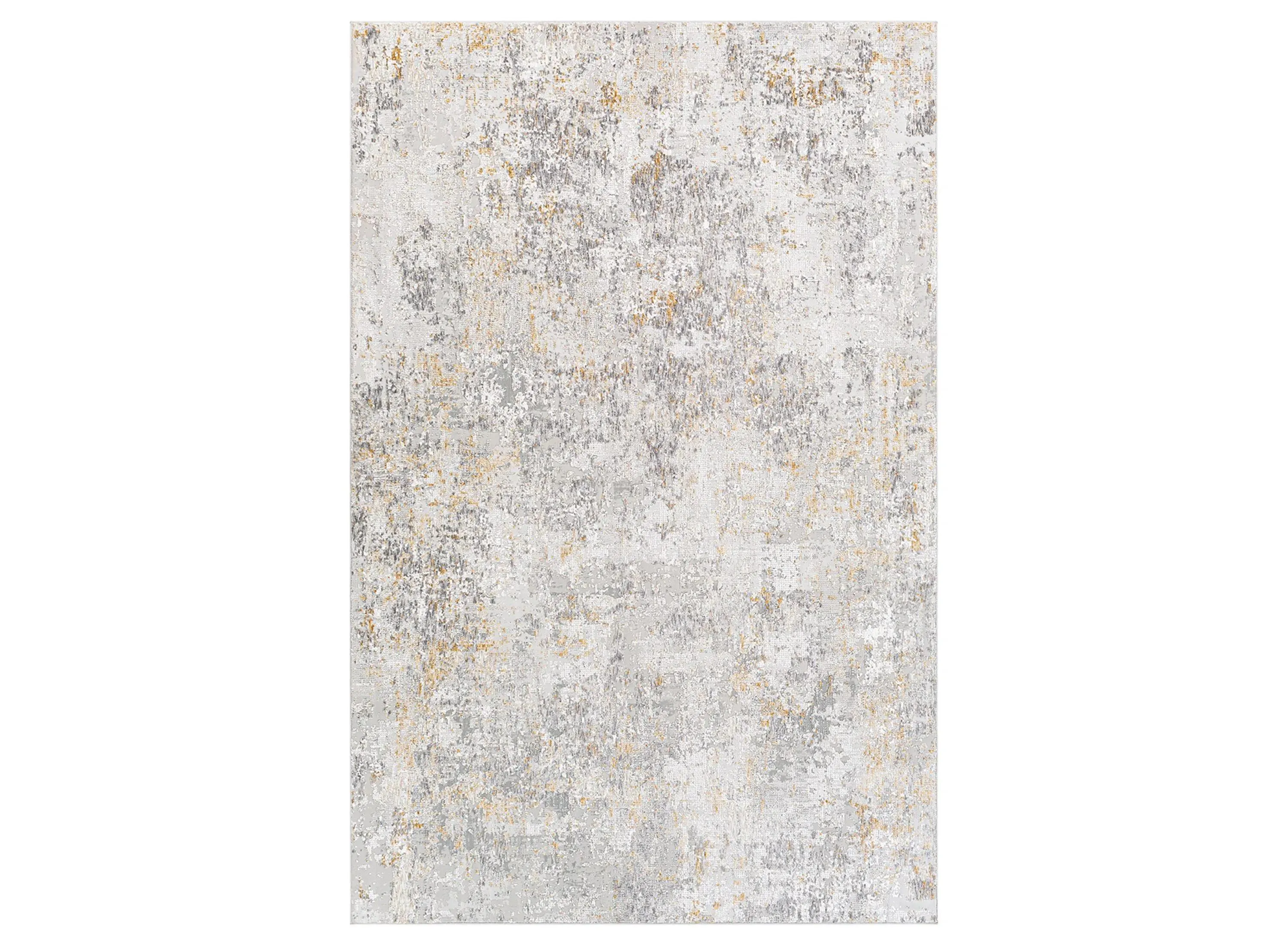 Carmel Rug in Taupe, Light Gray, Mustard, White, Camel by Surya