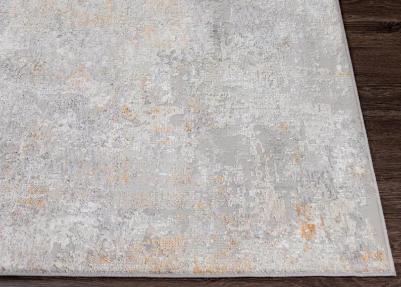 Carmel Rug in Taupe, Light Gray, Mustard, White, Camel by Surya