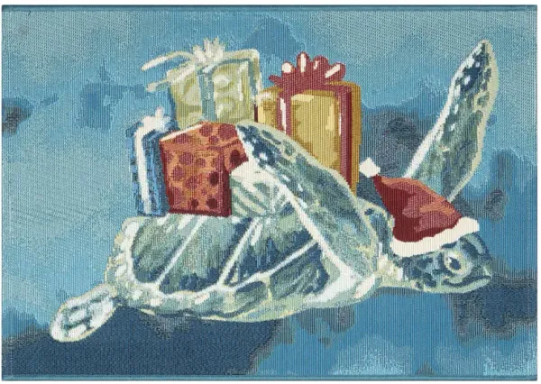Esencia Santa Sea Turtle Indoor/Outdoor Mat