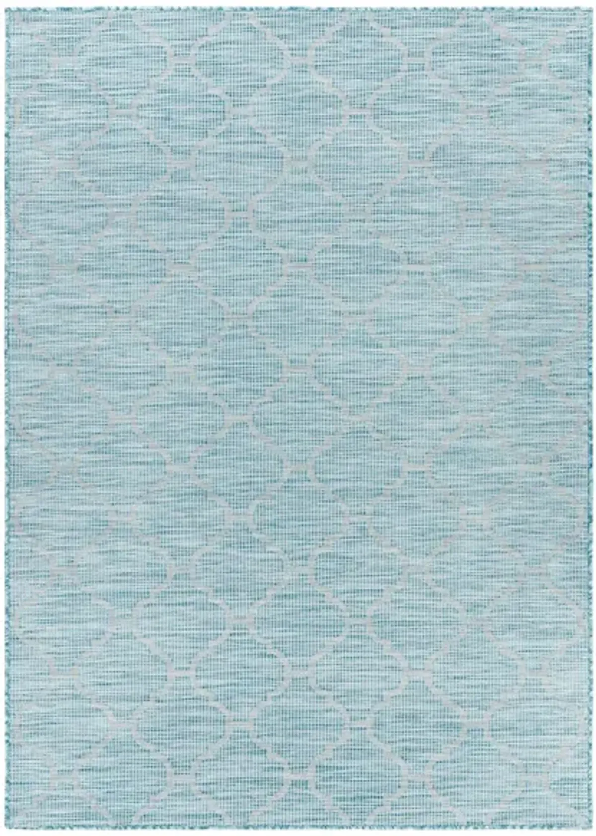 Pasadena Sage Indoor/Outdoor Area Rug in Aqua by Surya