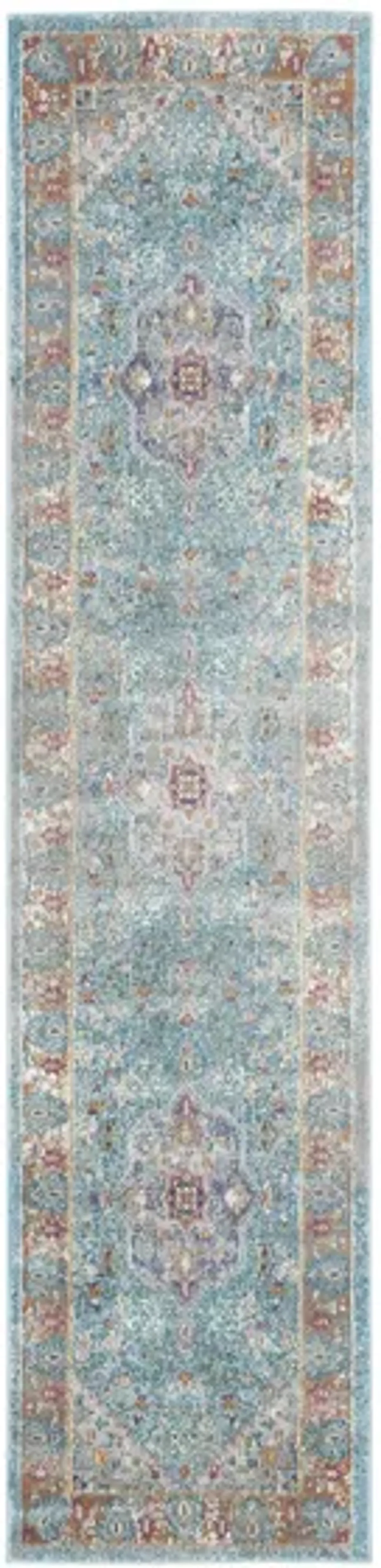 Aria Area Rug in Blue / Creme by Safavieh