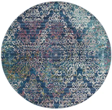 Amaya Area Rug in Blue / Multi by Safavieh