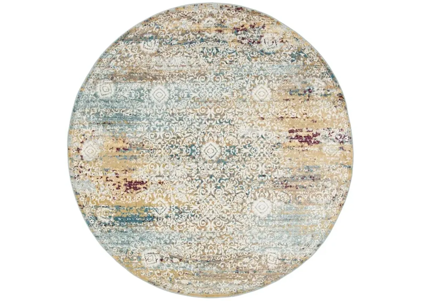 Alwine Area Rug in Yellow / Cream by Safavieh