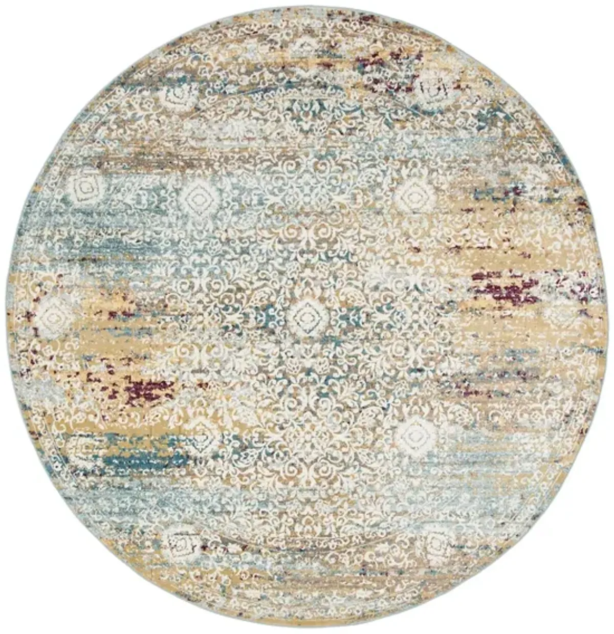 Alwine Area Rug in Yellow / Cream by Safavieh