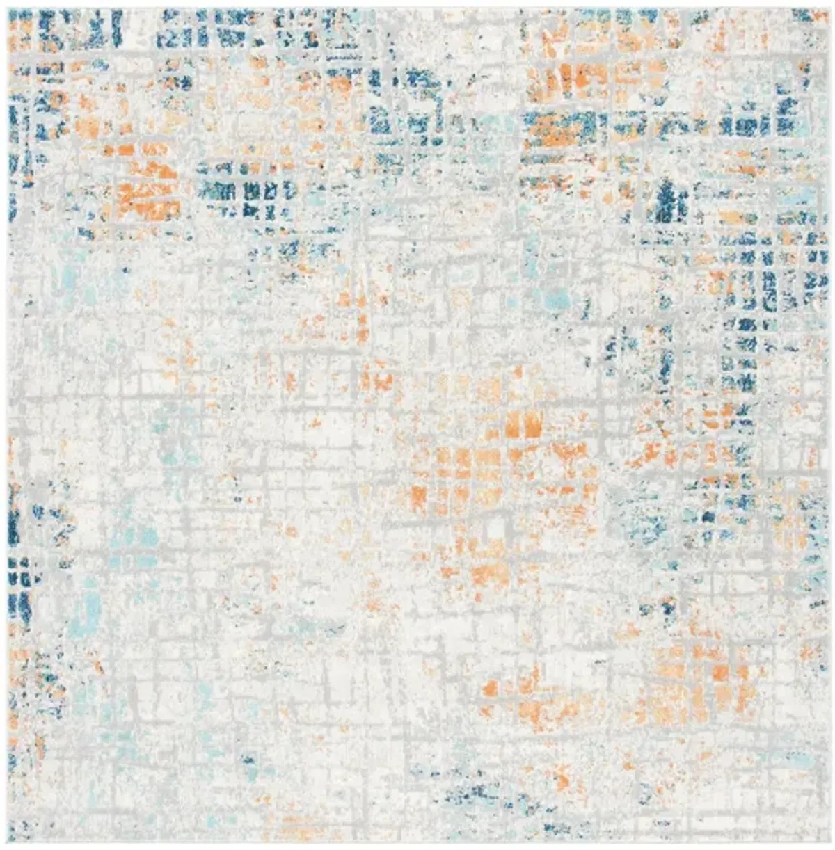 Ardlyn Area Rug in Rust / Blue by Safavieh