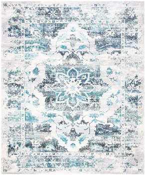 Alker Area Rug in Blue / Gray by Safavieh