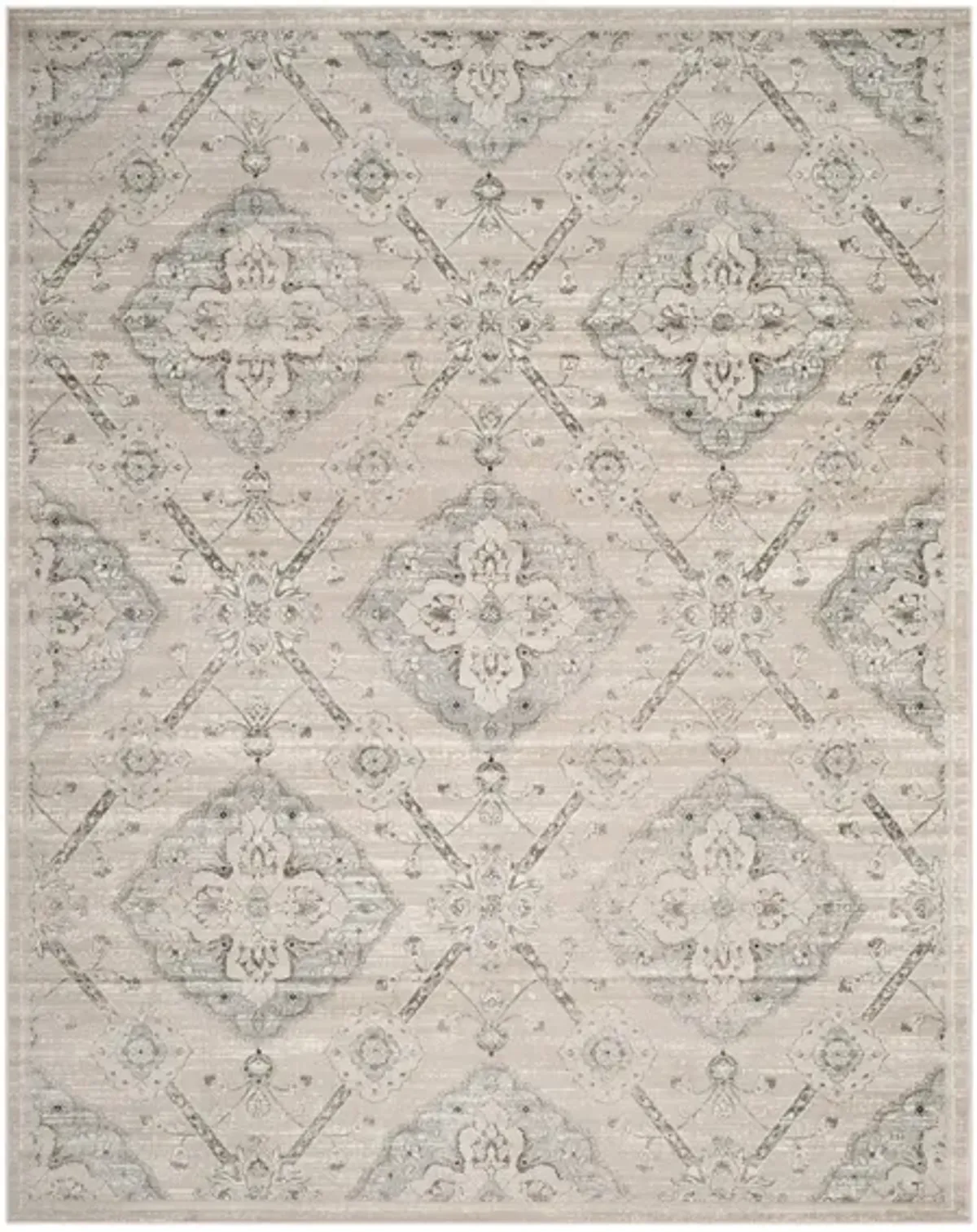 Carnegie Area Rug in Taupe / Light Blue by Safavieh