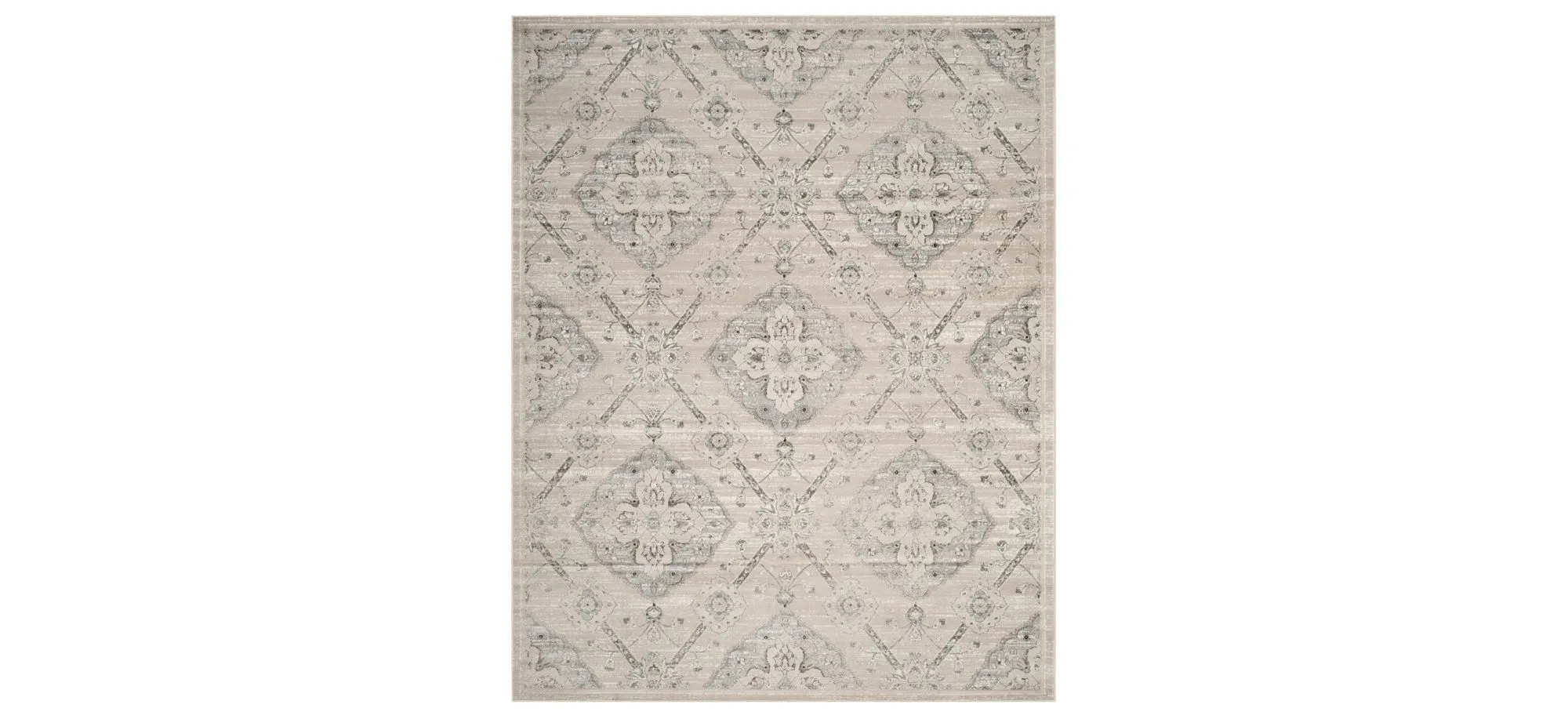 Carnegie Area Rug in Taupe / Light Blue by Safavieh