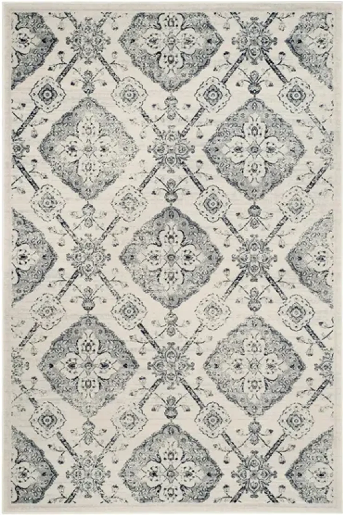 Carnegie Area Rug in Cream / Light Gray by Safavieh