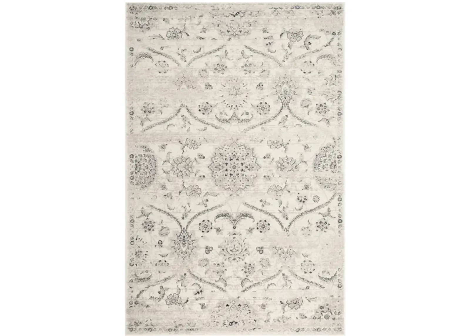 Carnegie Area Rug in Cream / Light Gray by Safavieh