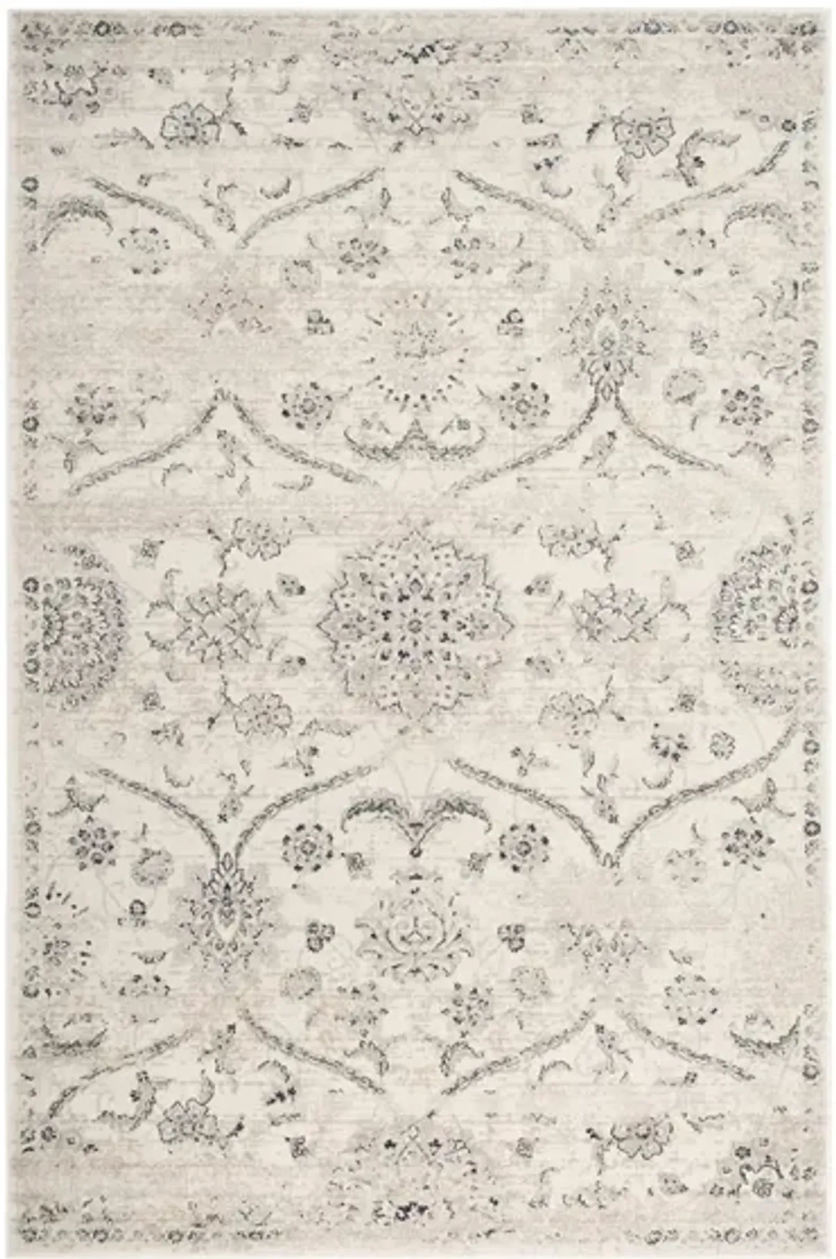 Carnegie Area Rug in Cream / Light Gray by Safavieh