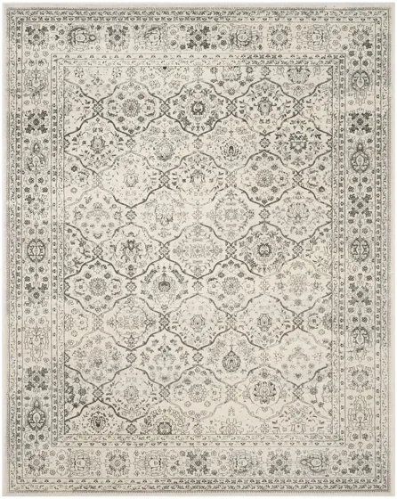 Carnegie Area Rug in Cream / Dark Gray by Safavieh