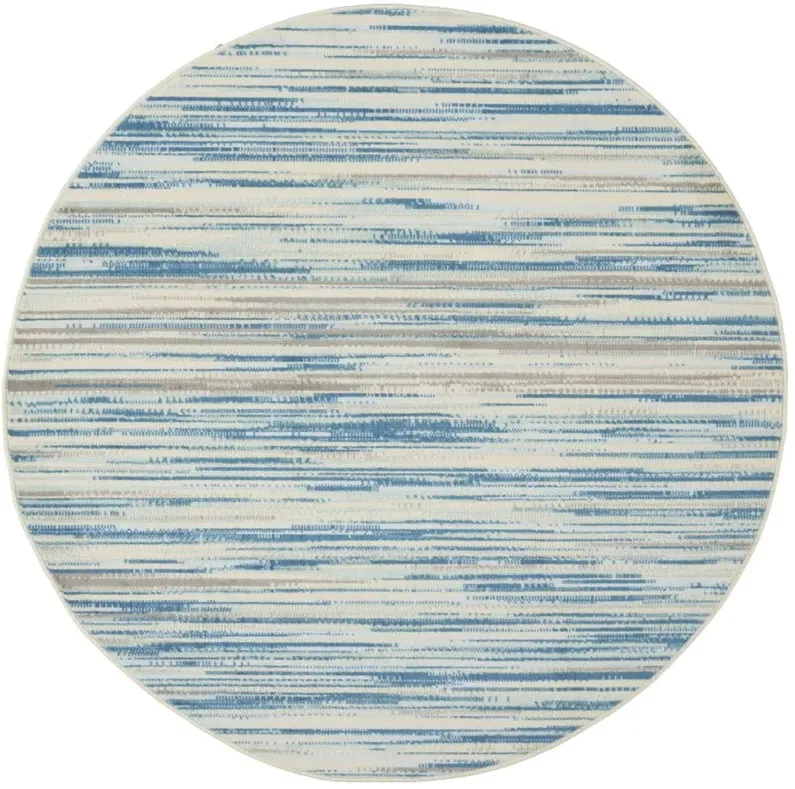 Jubilant Area Rug in Blue by Nourison