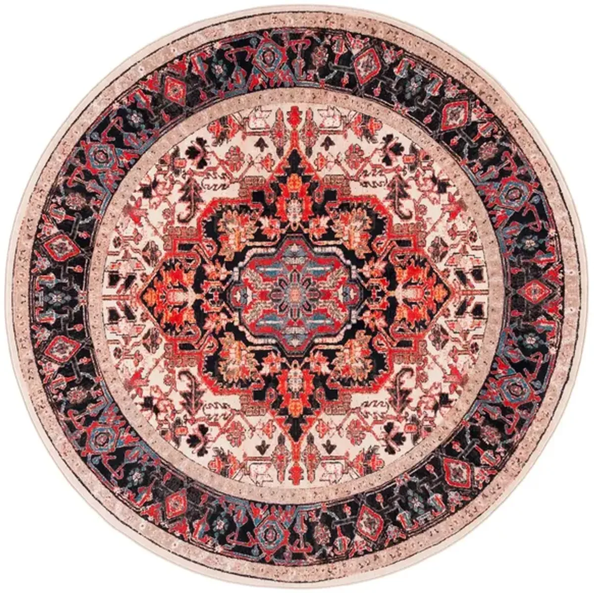 Rentin Round Area Rug