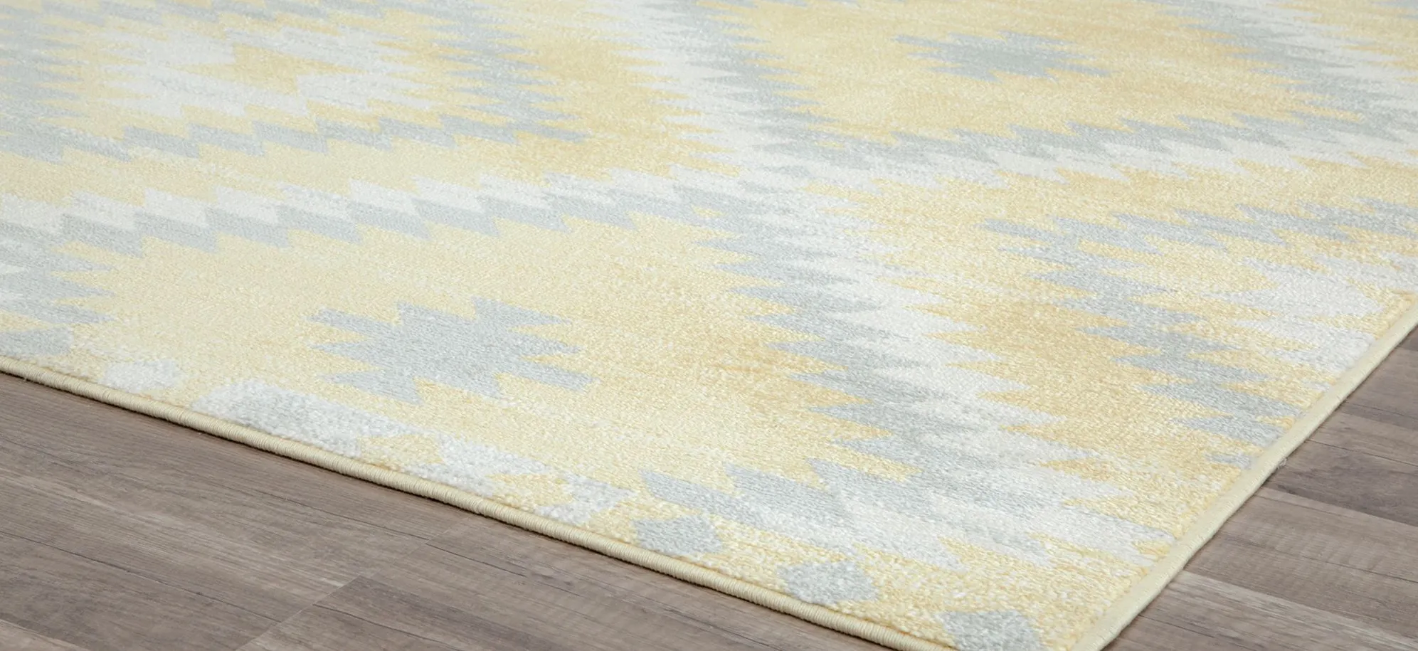 Cypress Area Rug in Yellow by Rugs America