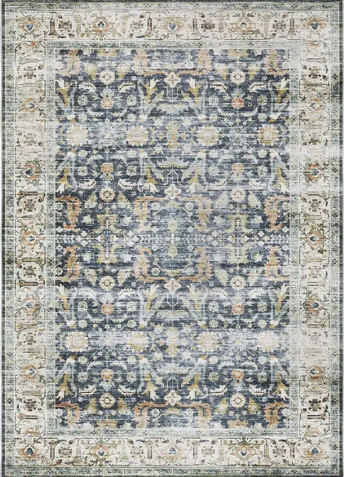 Champion Area Rug in Blue, Gold by Bellanest