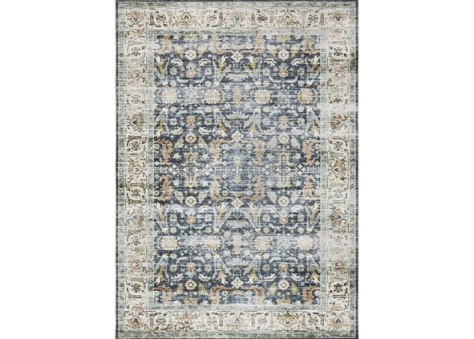 Champion Area Rug in Blue, Gold by Bellanest