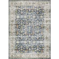 Champion Area Rug in Blue, Gold by Bellanest