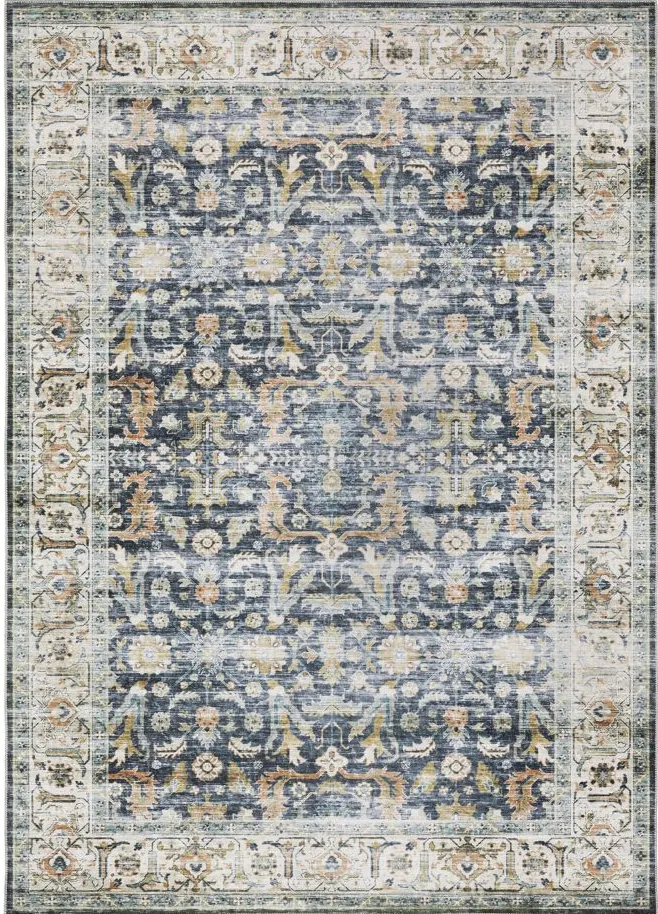Champion Area Rug in Blue, Gold by Bellanest