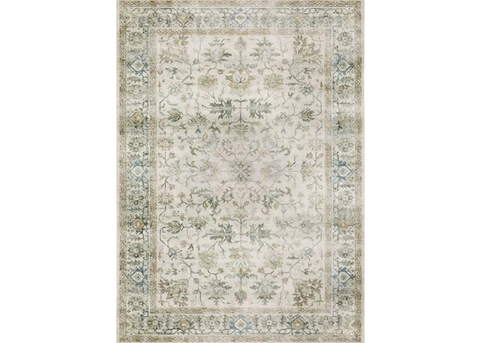 Celeste Area Rug in Ivory, Multi by Bellanest