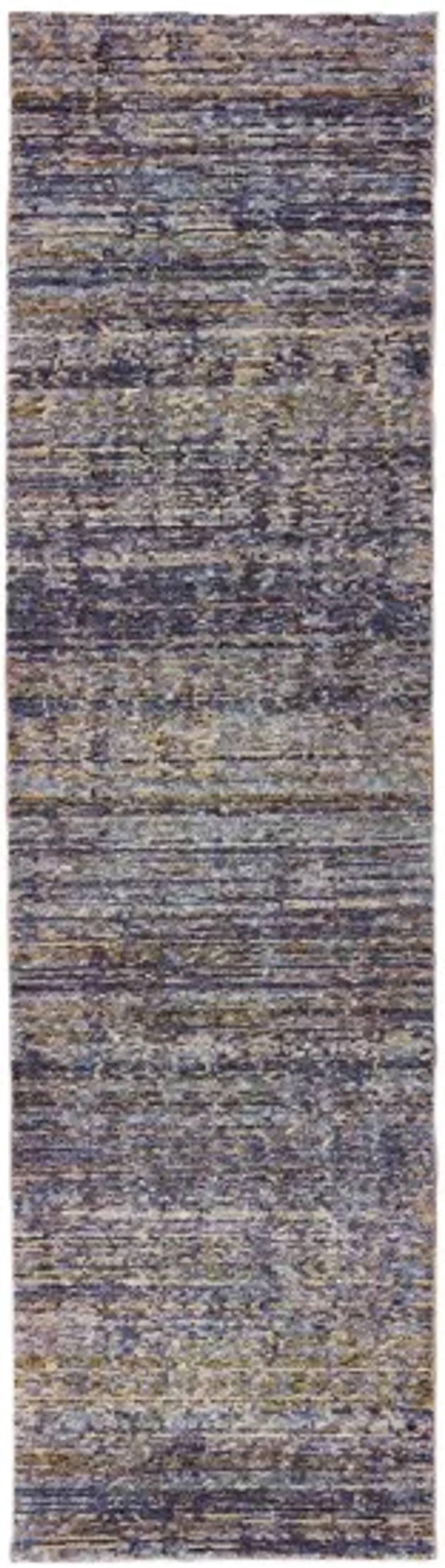 Reed Runner Rug in Purple/Gray by Bellanest