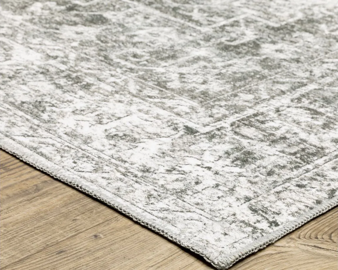 Mason Area Rug in Gray, Ivory by Bellanest