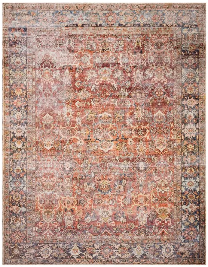 Layla Runner Rug in Spice/Marine by Loloi Rugs