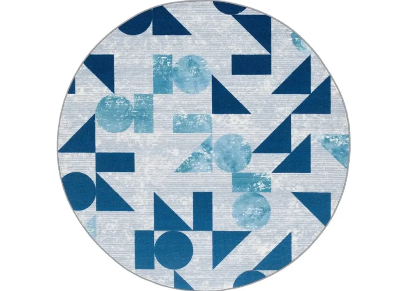 Cazenovia Kids' Playhouse Rug in Gray/Blue by Safavieh