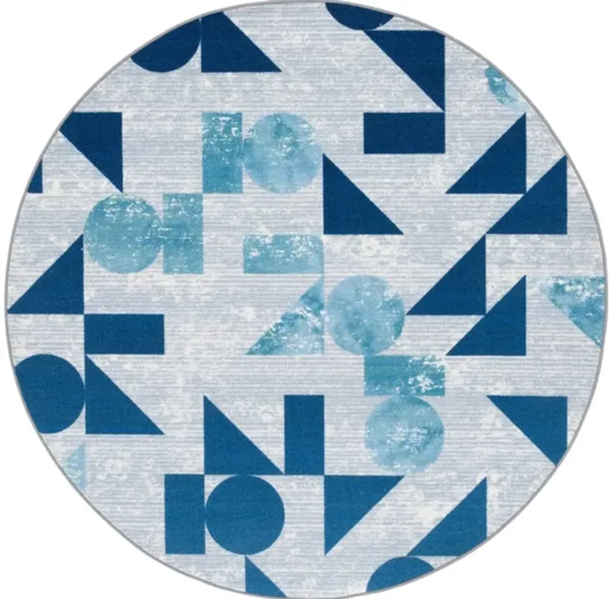 Cazenovia Kids' Playhouse Rug in Gray/Blue by Safavieh