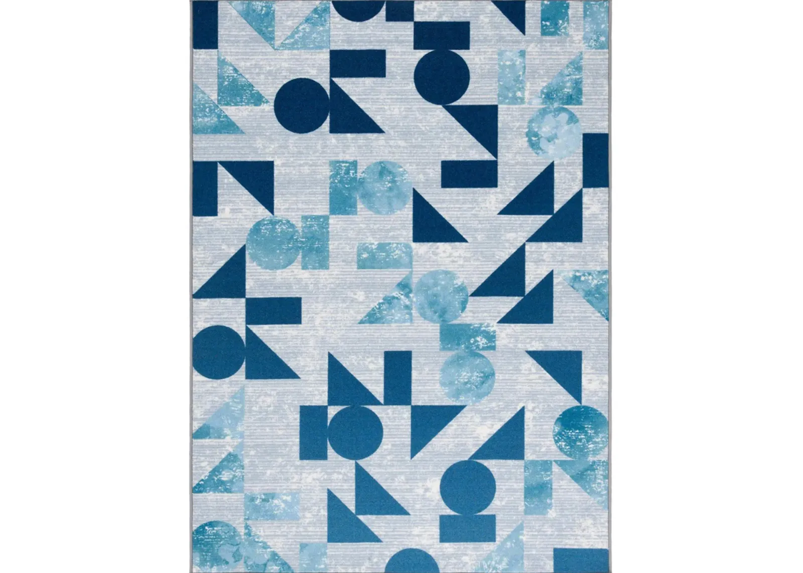 Cazenovia Kids' Playhouse Rug in Gray/Blue by Safavieh