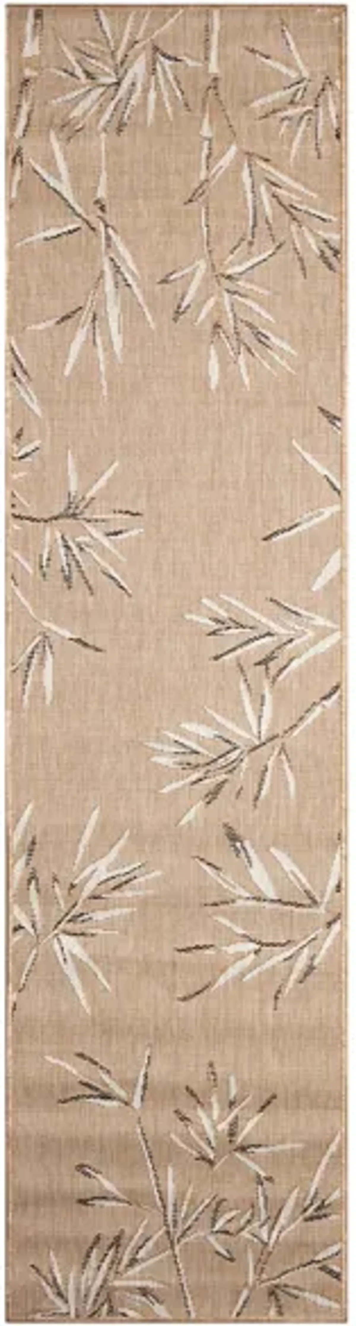 Carmel Bamboo Border Rug in Sand by Trans-Ocean Import Co Inc