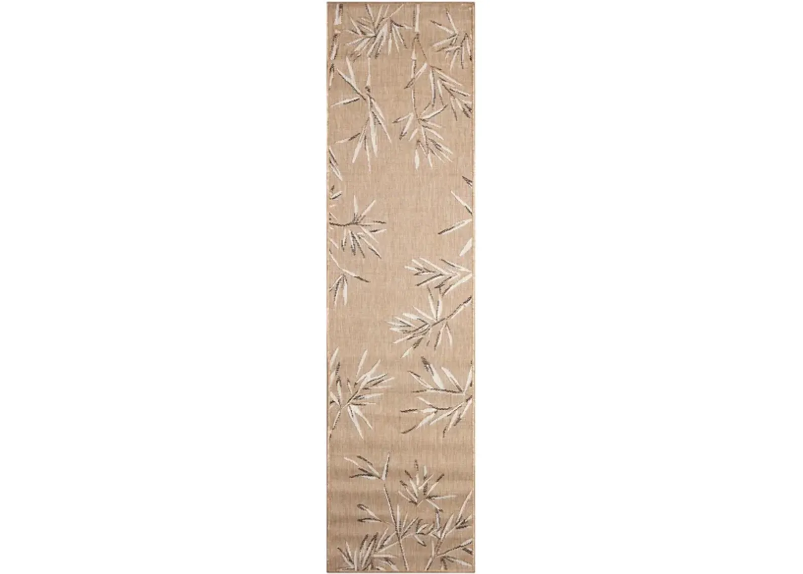 Carmel Bamboo Border Rug in Sand by Trans-Ocean Import Co Inc