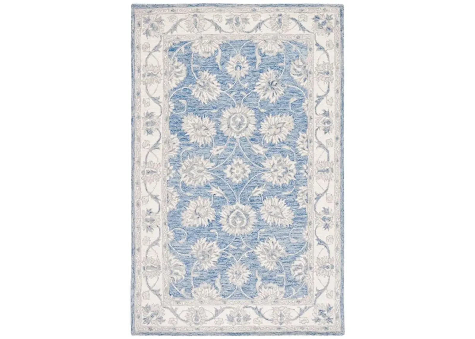 Katsuki Area Rug in Blue & Ivory by Safavieh