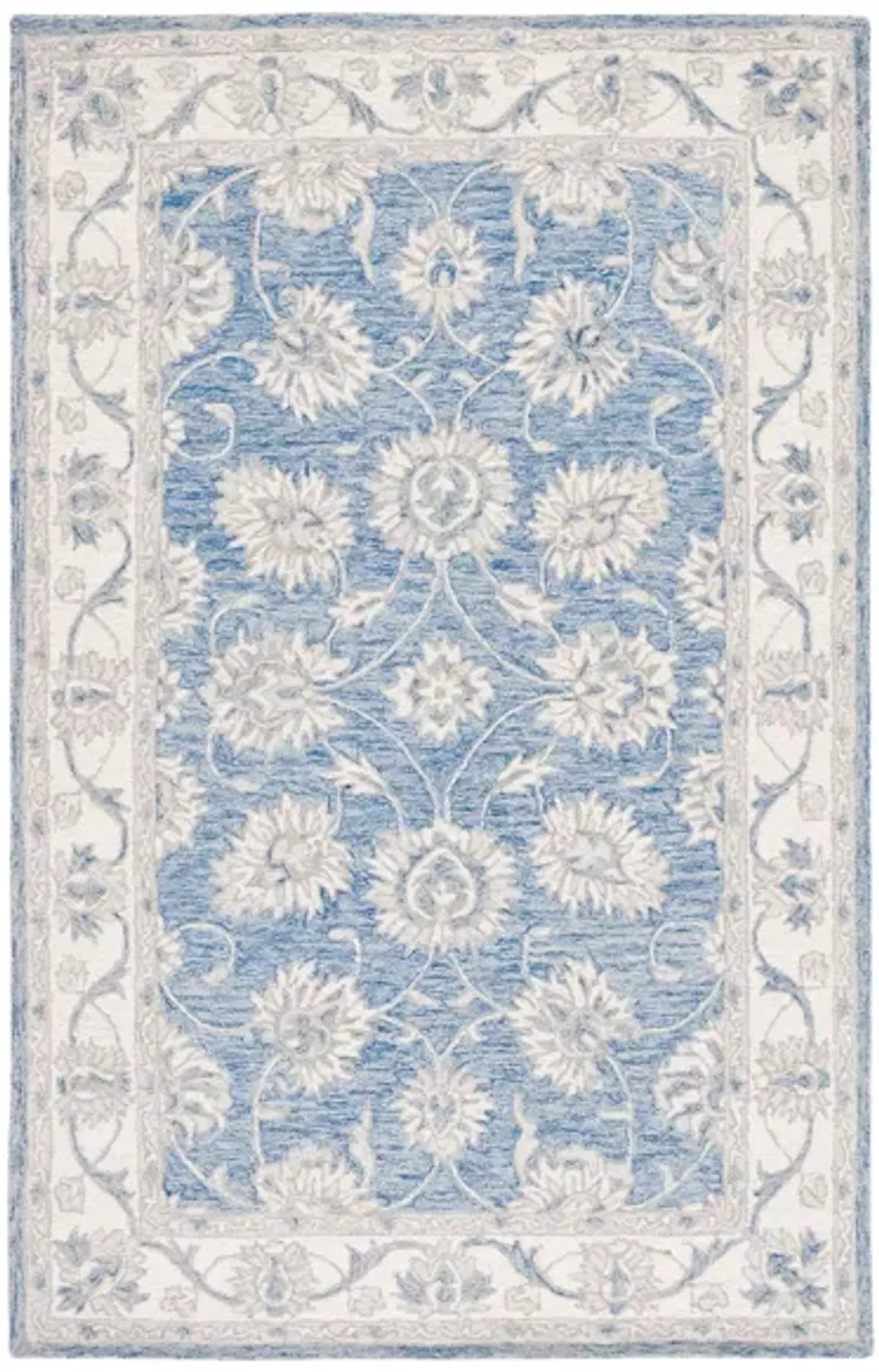 Katsuki Area Rug in Blue & Ivory by Safavieh