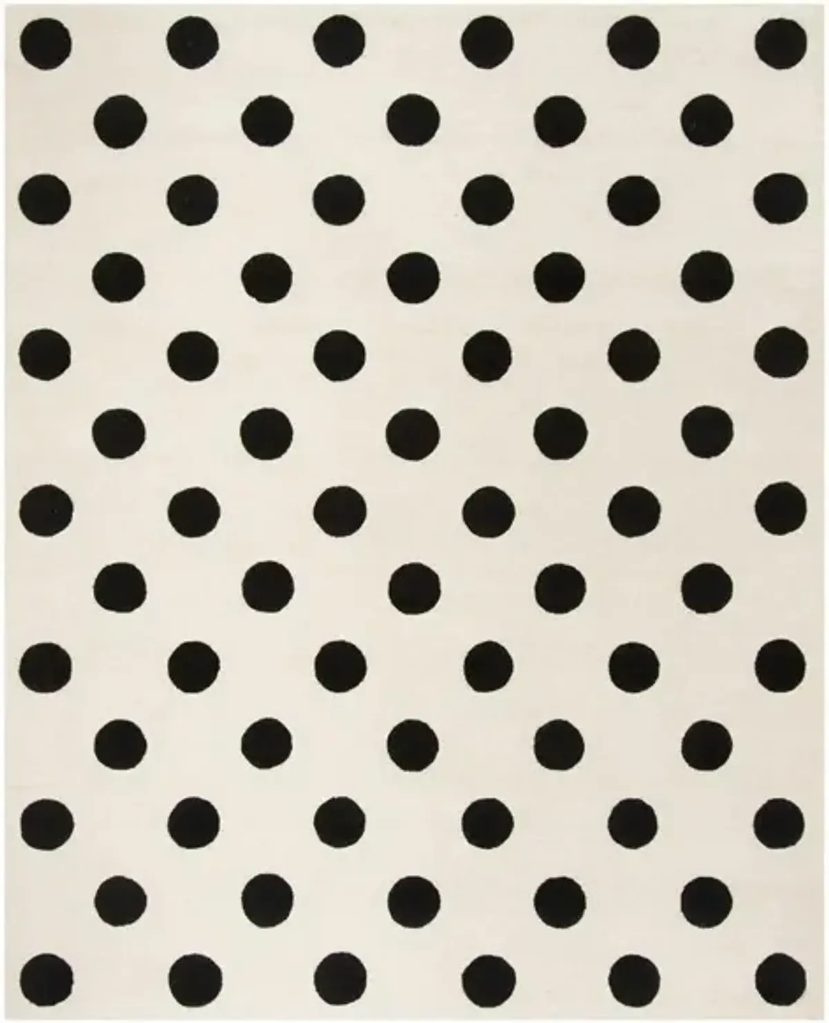 Cairo Kid's Area Rug in Ivory & Black by Safavieh