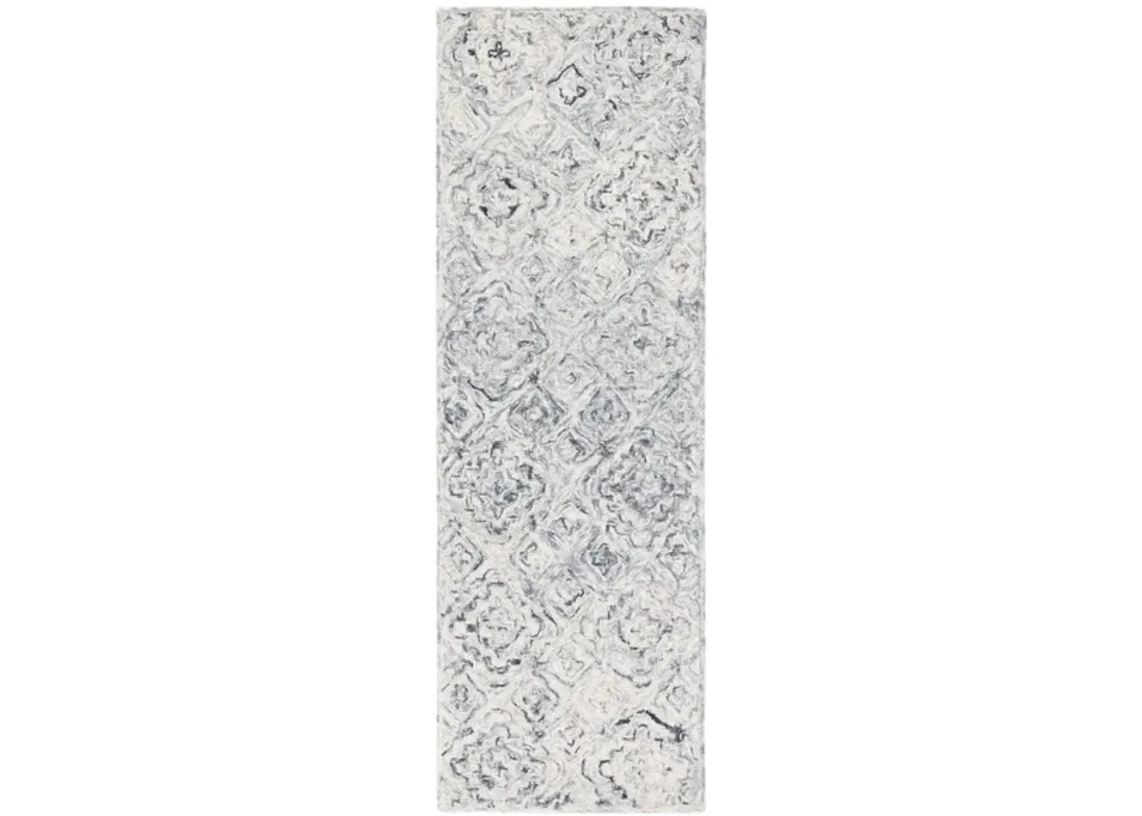 Houshou Runner Rug in Gray & Beige by Safavieh