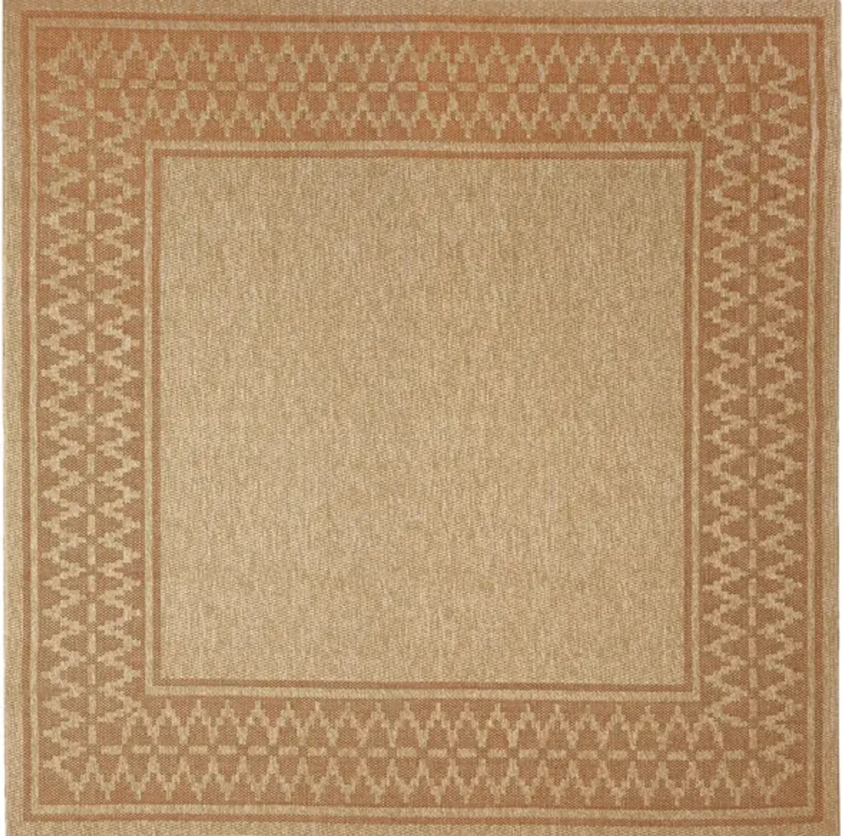 Sahara Indoor/Outdoor Rug in Terracotta by Trans-Ocean Import Co Inc