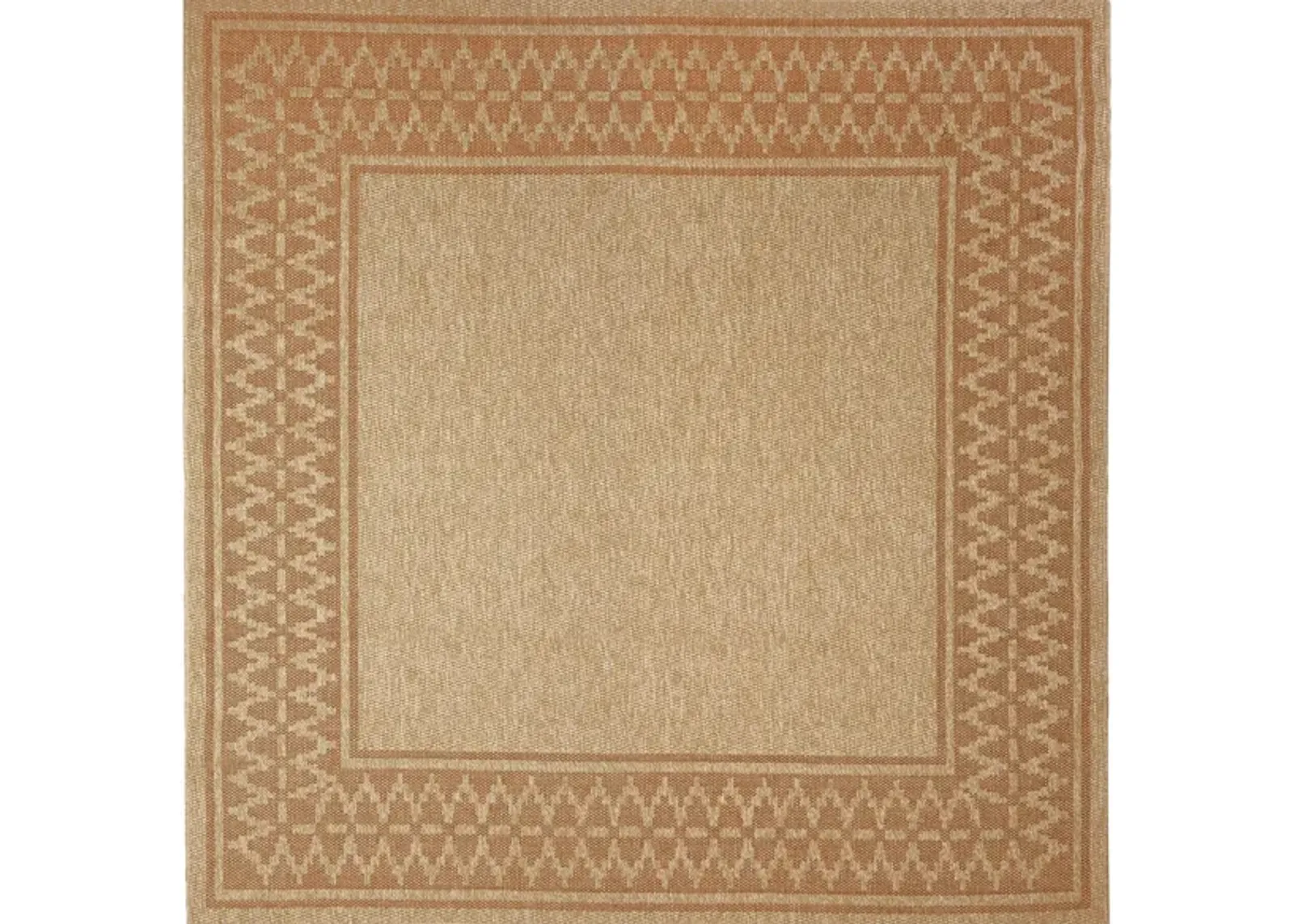 Sahara Indoor/Outdoor Rug in Terracotta by Trans-Ocean Import Co Inc