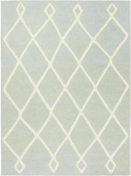 Kayson Kid's Area Rug in Mint & Ivory by Safavieh