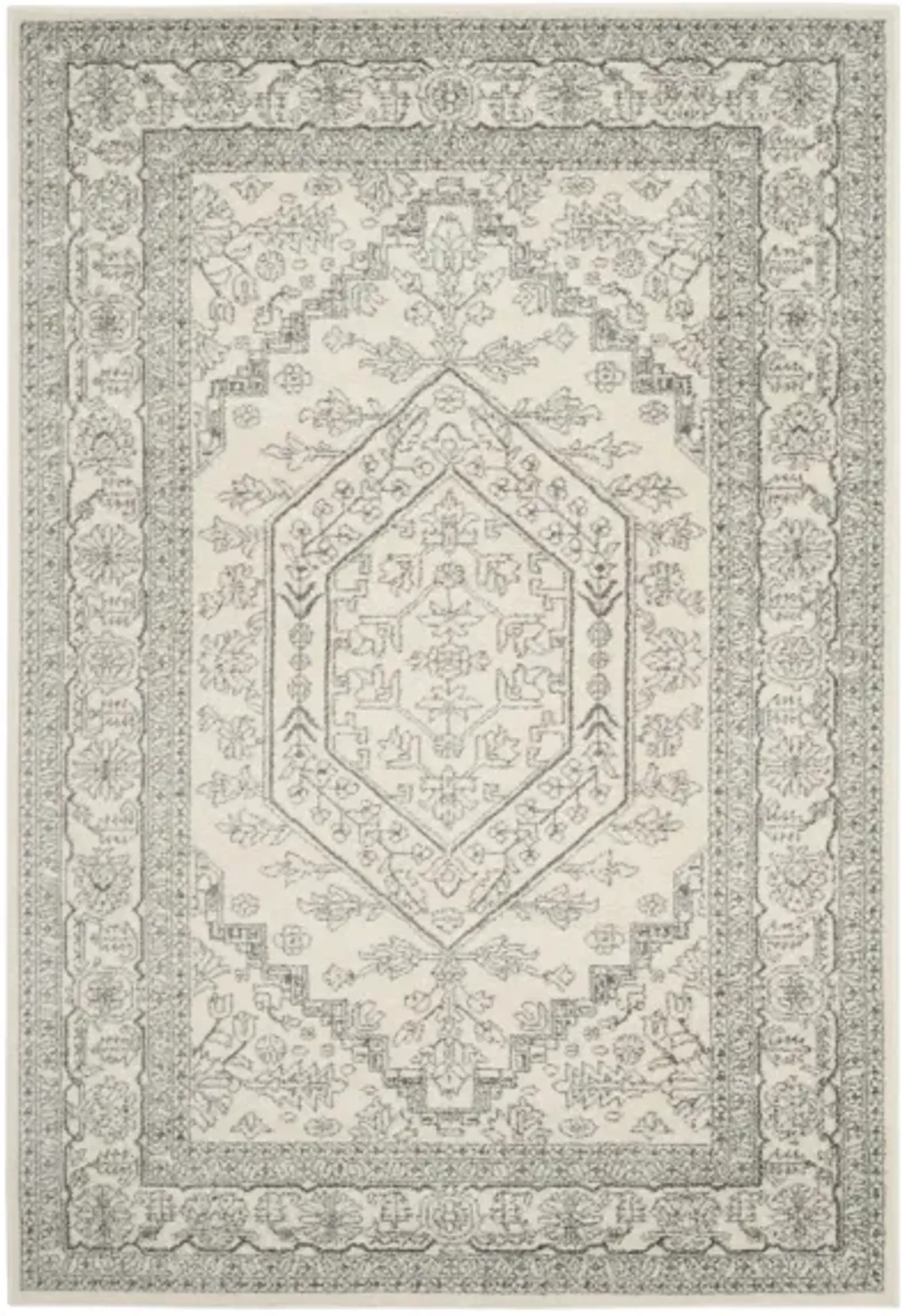 Adirondack Area Rug in Ivory/Silver by Safavieh