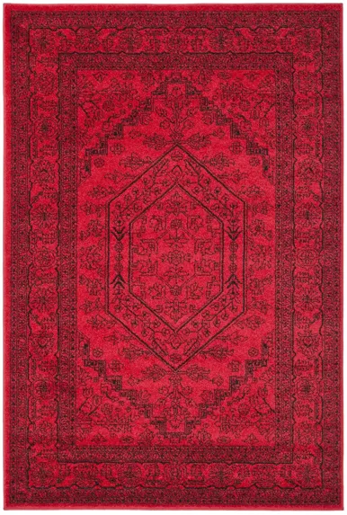 Adirondack Area Rug in Red/Black by Safavieh