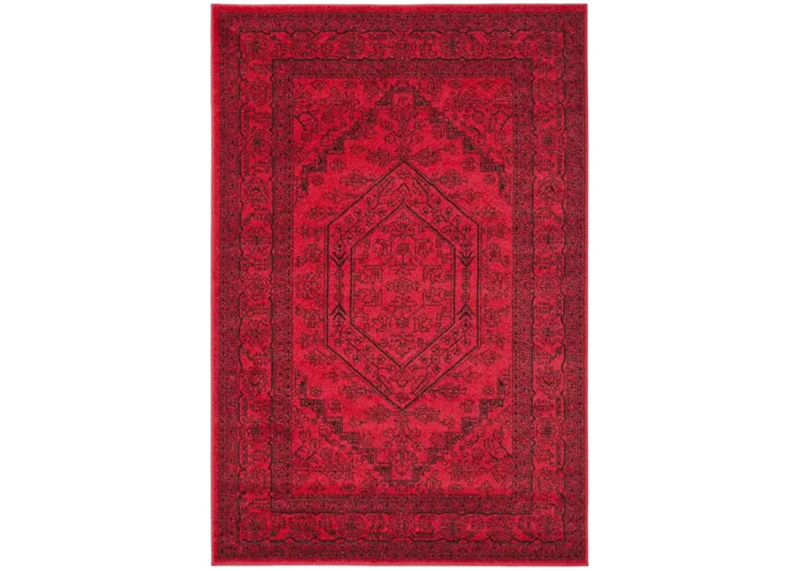 Adirondack Area Rug in Red/Black by Safavieh