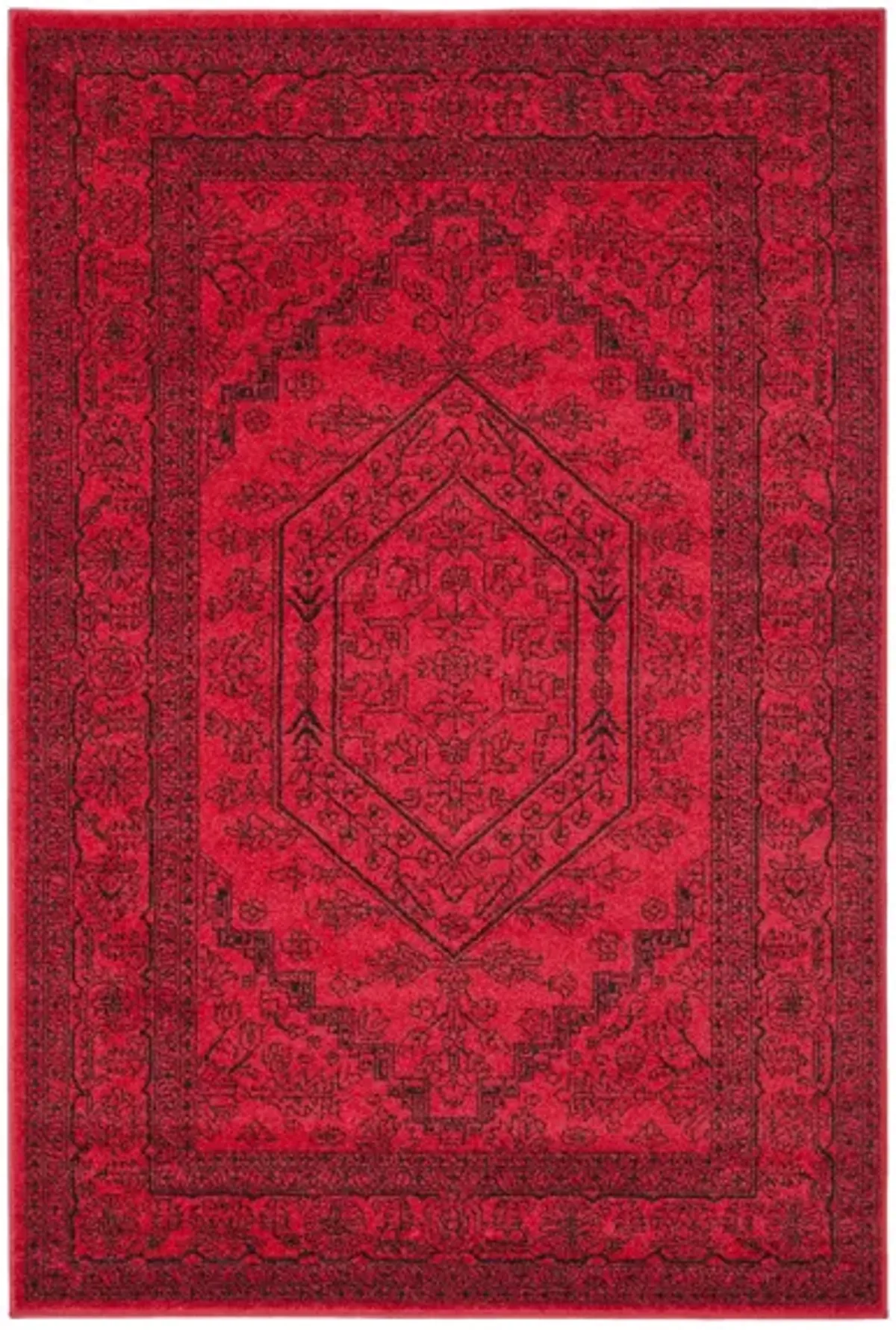 Adirondack Area Rug in Red/Black by Safavieh