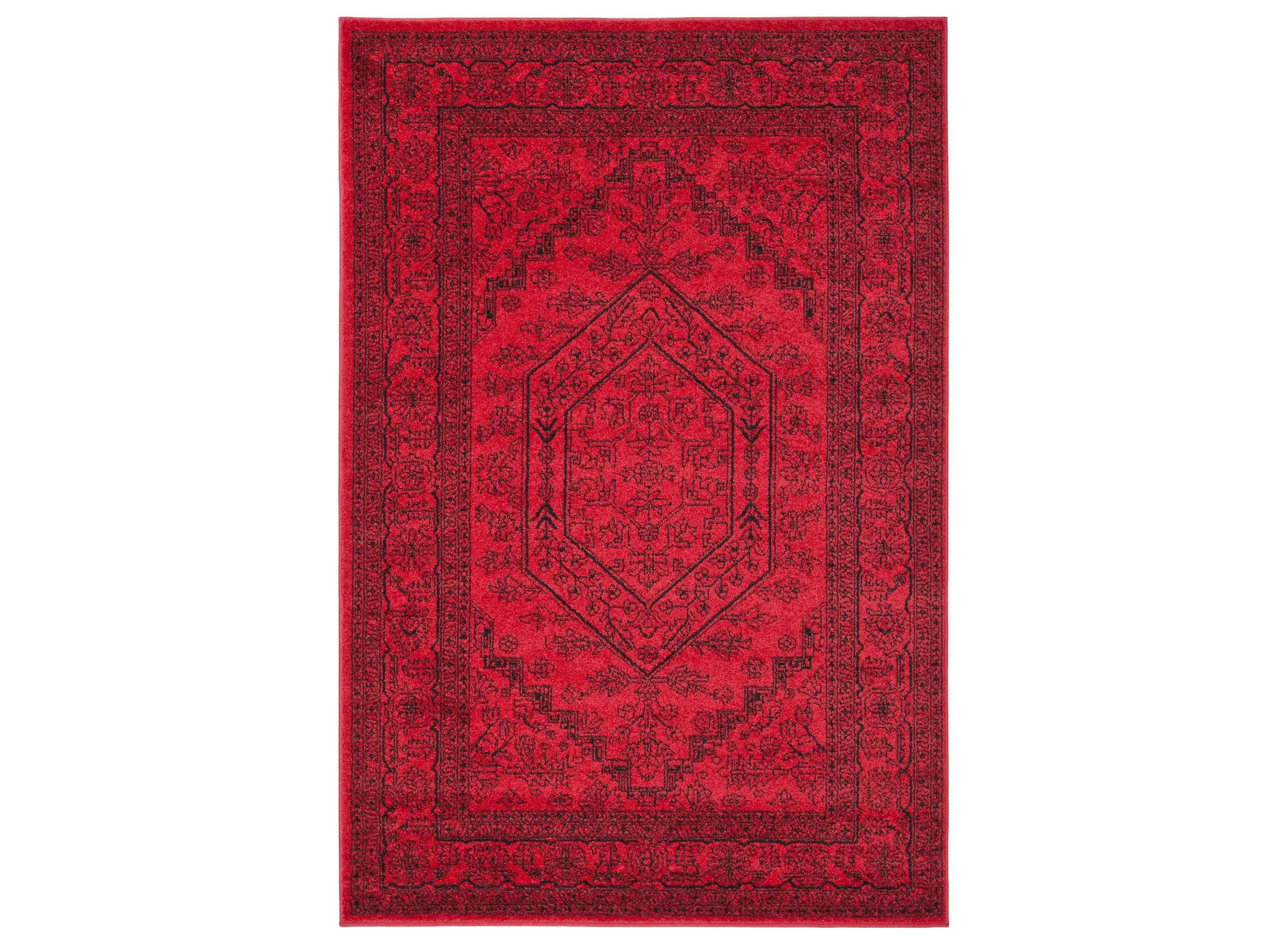 Adirondack Area Rug in Red/Black by Safavieh