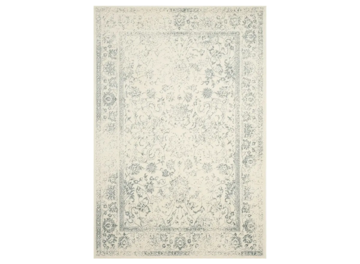 Adirondack Area Rug in Ivory/Slate by Safavieh