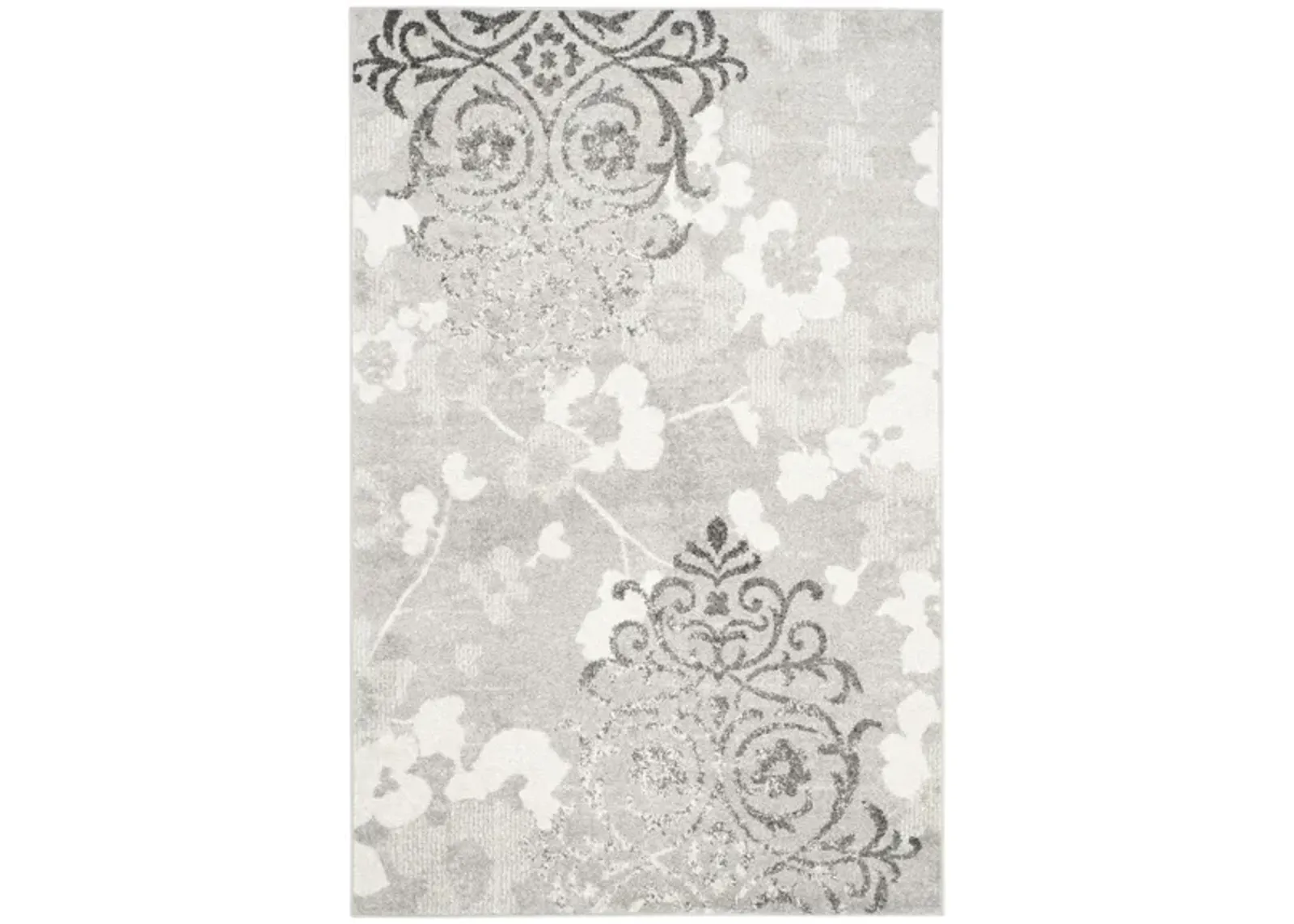 Adirondack Area Rug in Silver/Ivory by Safavieh